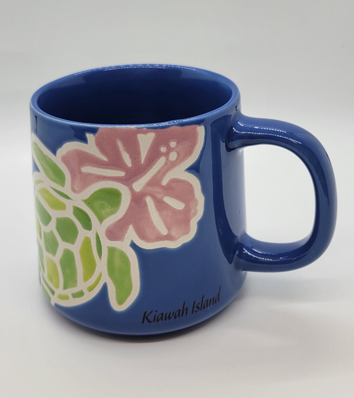 KI Artisan Mug Turtle & Flower
