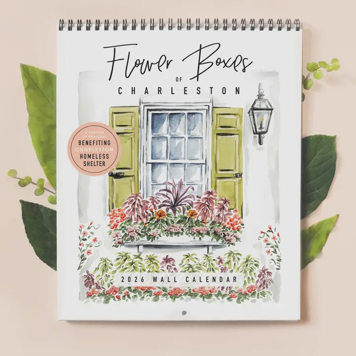 Flower Boxes of Charleston Wall Calendar