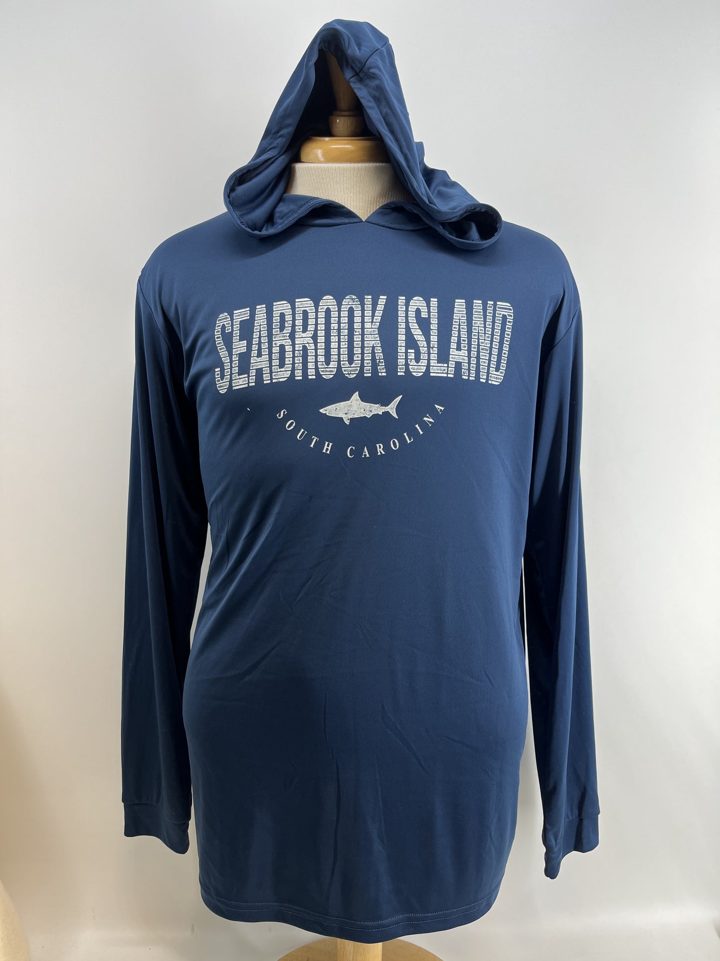 SI Perf LS Hooded Tee - Landing Shark