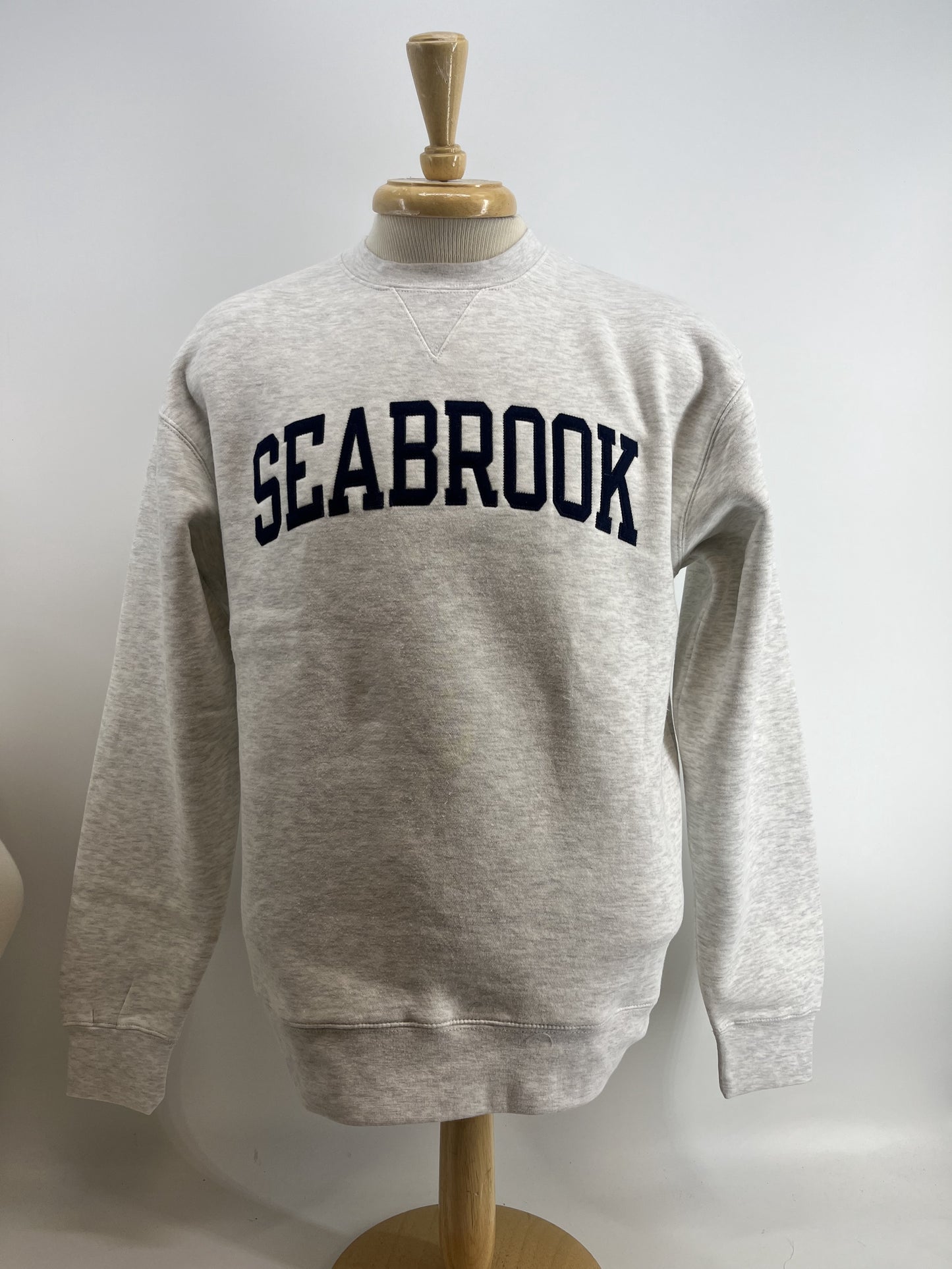 SI Wool Tackle Twill Crew - navy letters