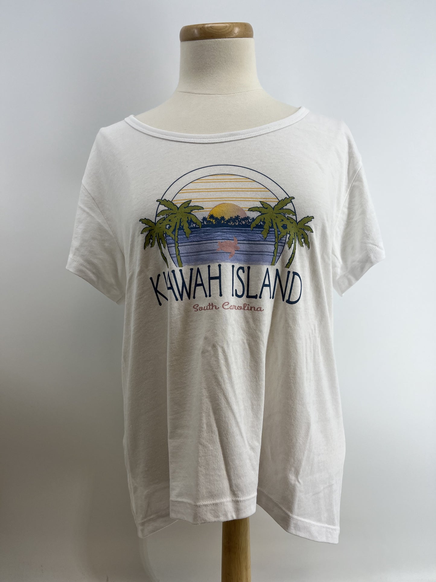 KI Ladies Triblend Tee - Radian Palms/Turtle