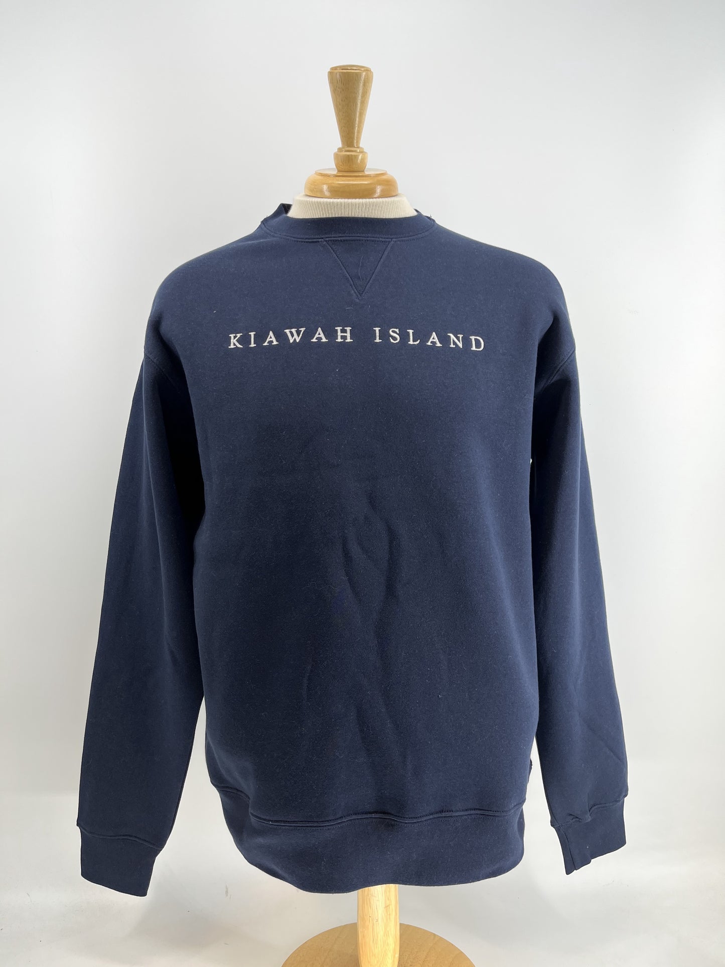 KI Big Cotton Crew Emb Navy