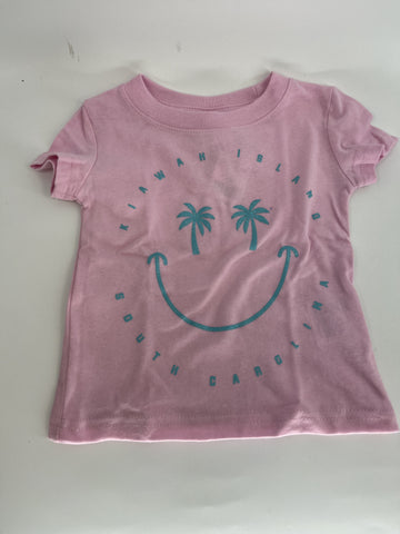 KI Inf/Toddler Tee - Smiley Palm Tree