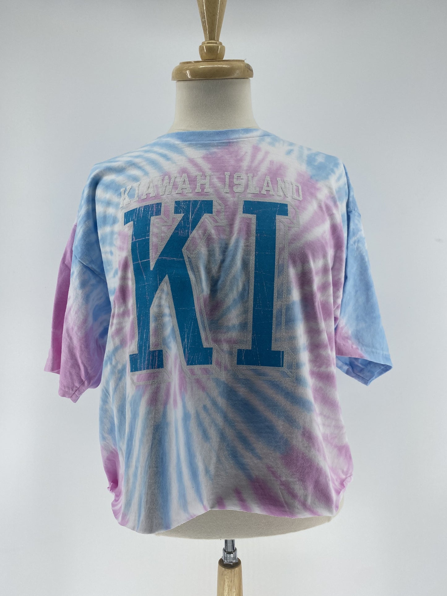 KI Ladies Crop Tie Dye Tee - Kami Font