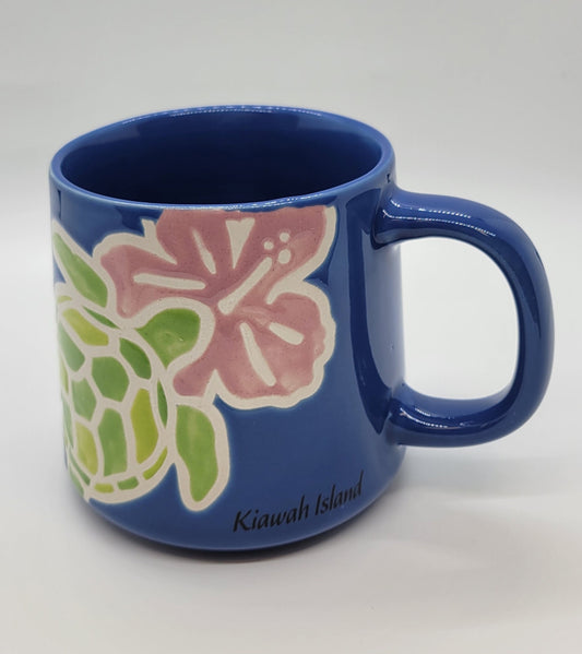 KI Artisan Mug Turtle & Flower