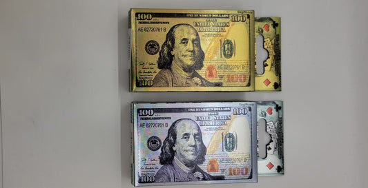 KI $100 Bill Foil Playing Cards
