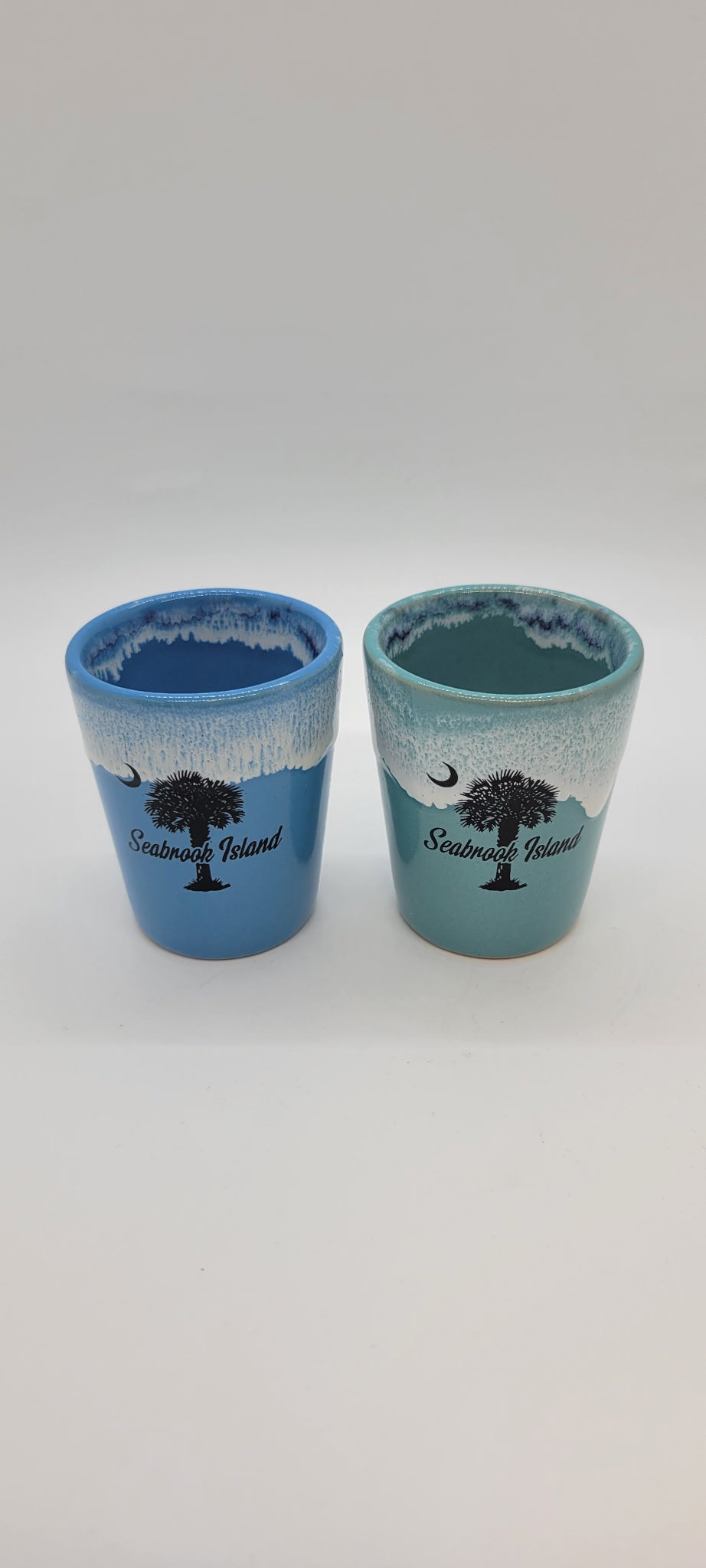 KI Blues Drip/Glz Shot Glass