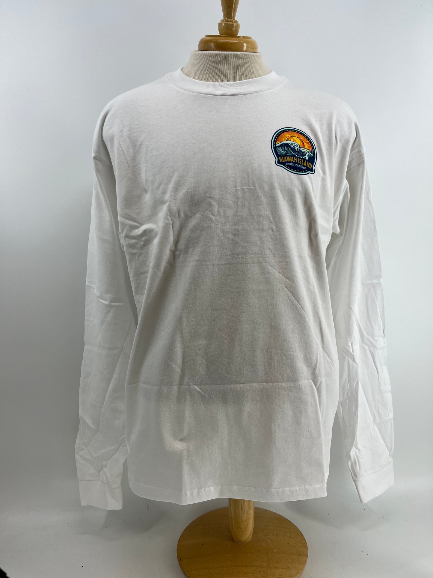 KI LS Tee - Mandarin Wave - White