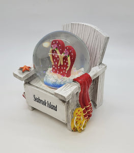 SI Beach Chair Snowglobe