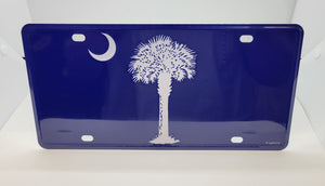 S. Carolina Blue License Plate