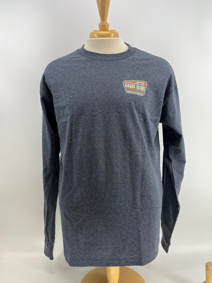 KI LS Tee - Keynote Wave - Navy Hthr