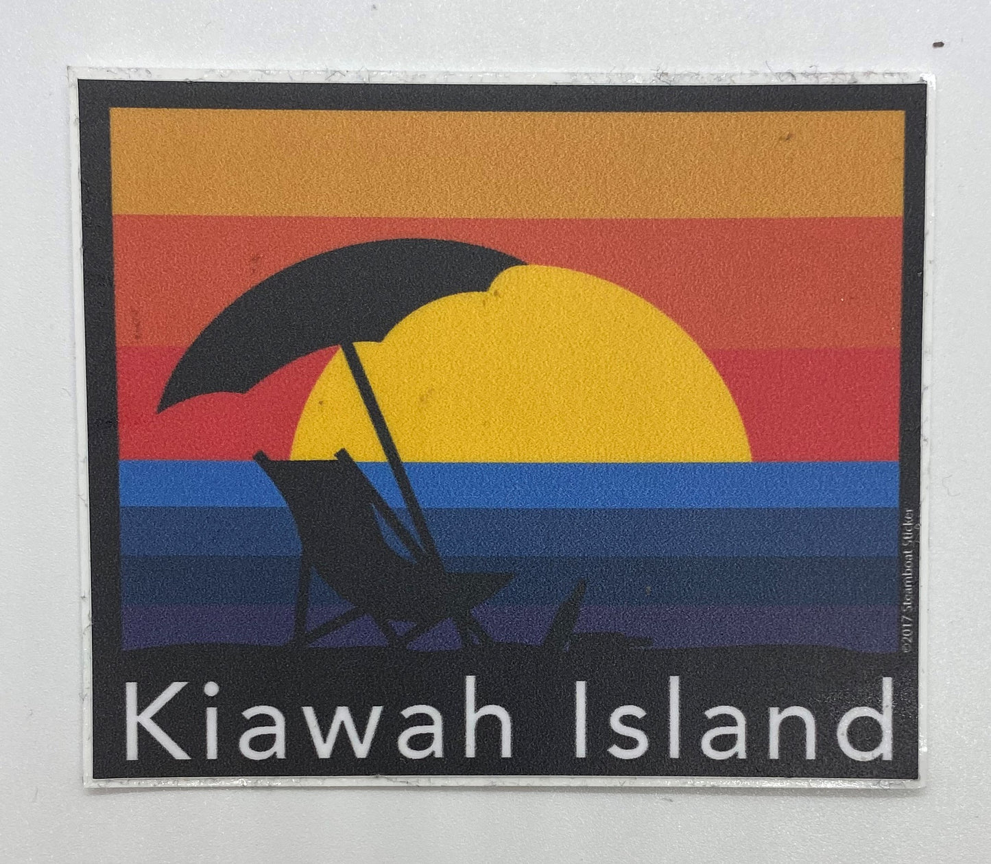 KI Beach Chair Sticker