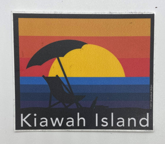 KI Beach Chair Sticker
