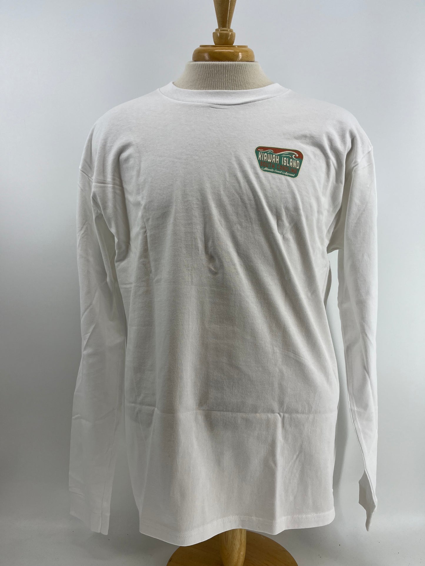 KI LS Tee - Keynote Wave - White