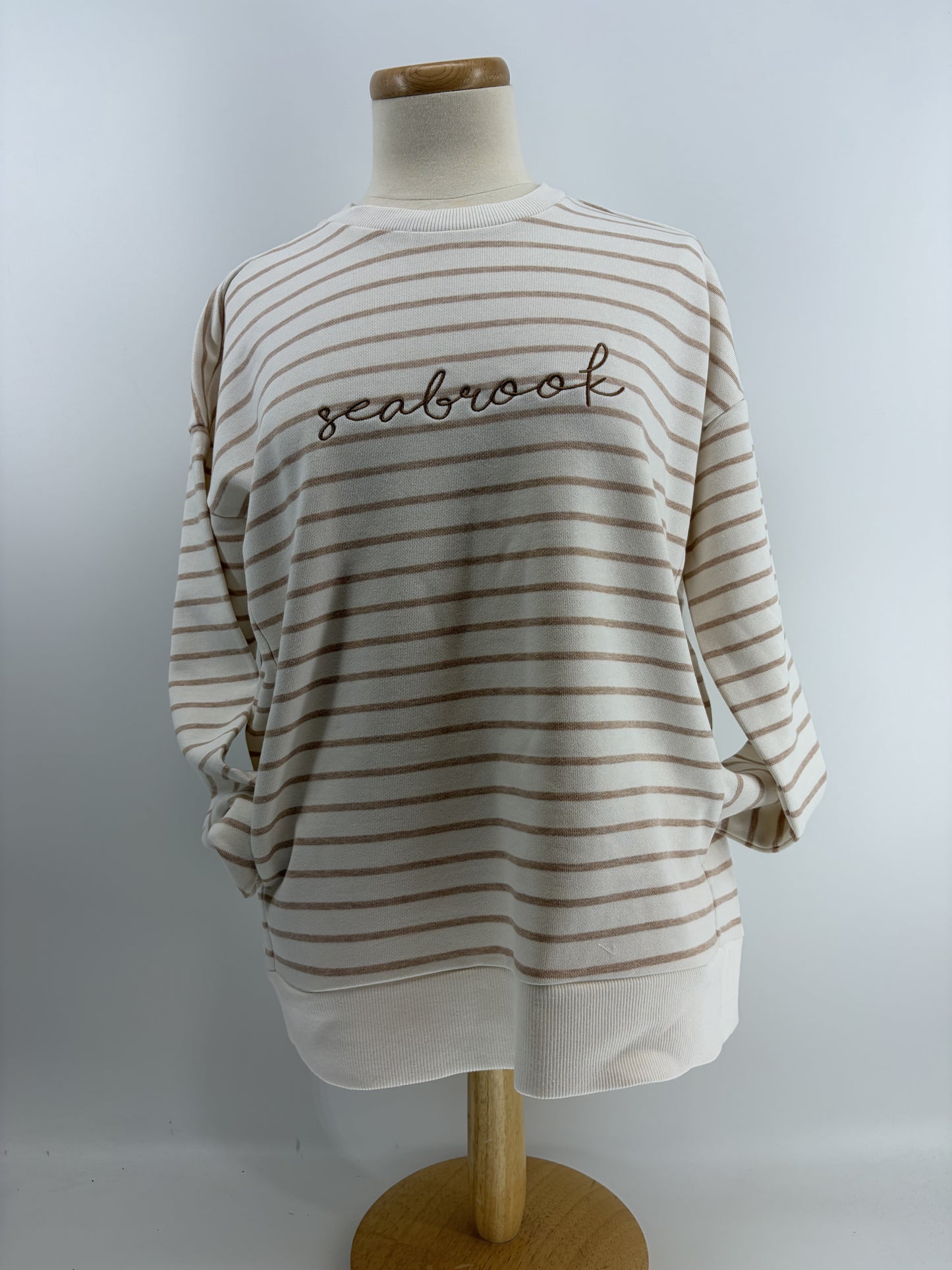 SI Big Cotton Everlee Striped Crew