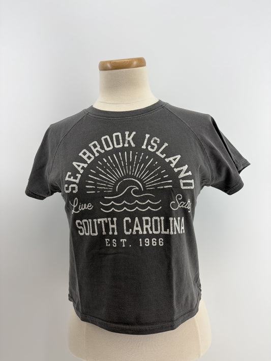 SI Ladies Baby Raglan tee - Juno Wave