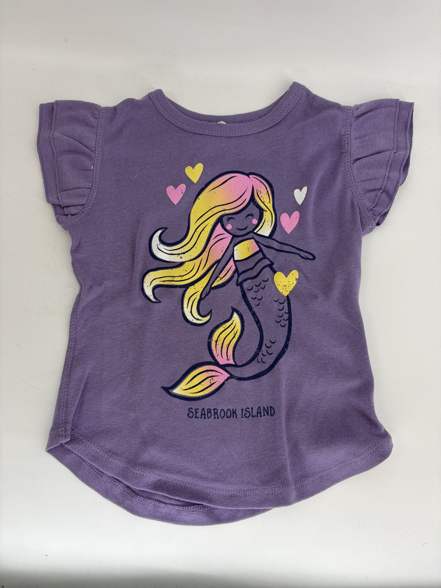 SI Toddler Ruffle Tee - Sorbet Mermaid