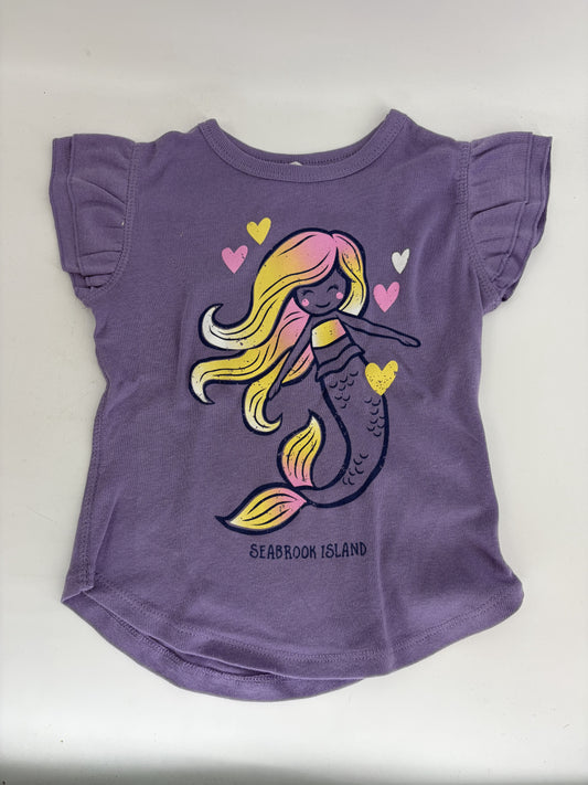 SI Toddler Ruffle Tee - Sorbet Mermaid