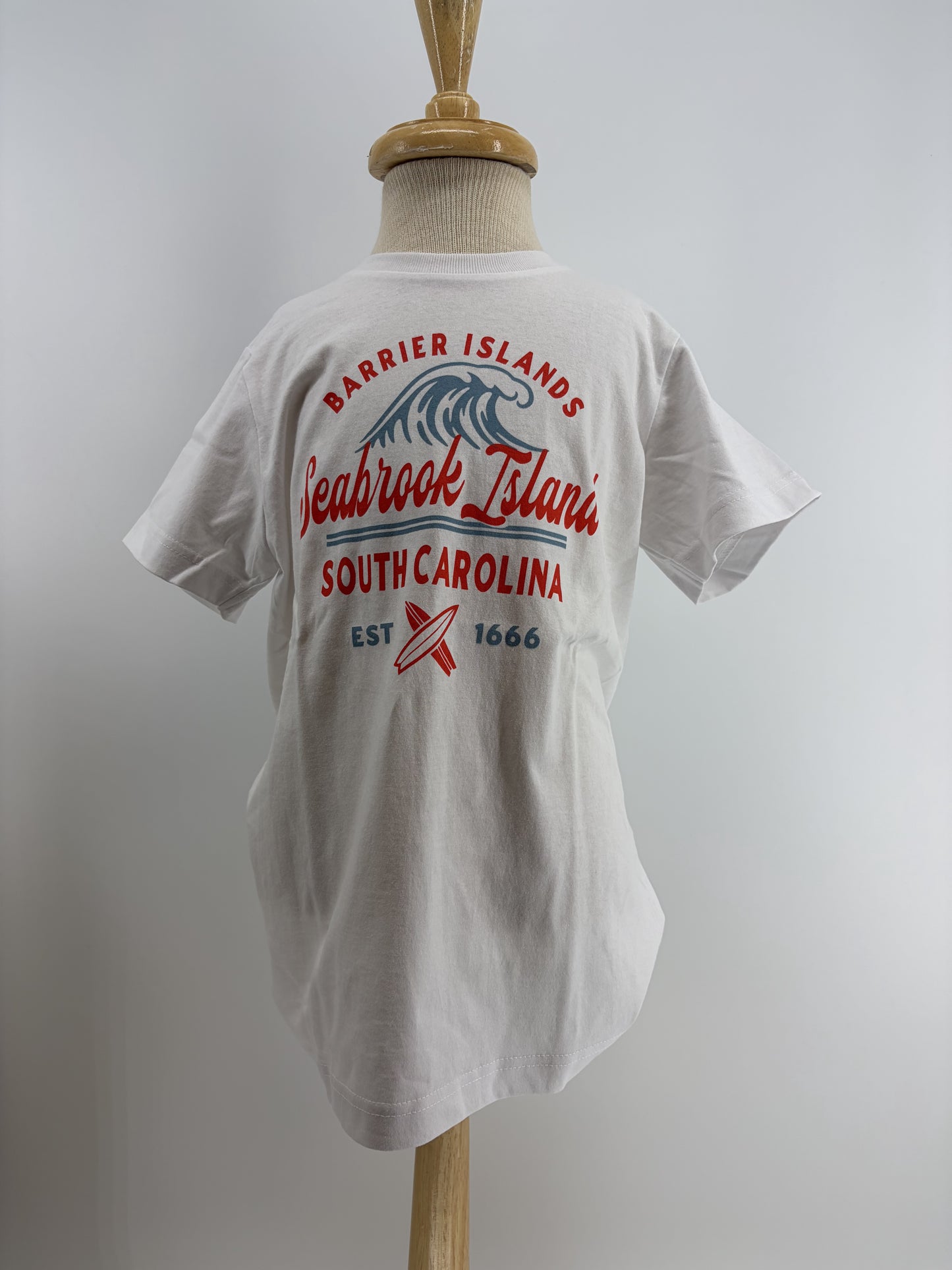 SI Youth Tee - Luxury Wave Surfboards White