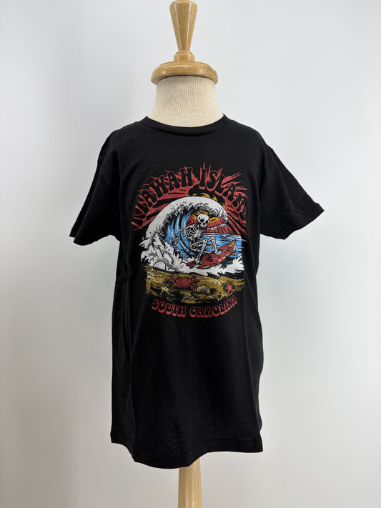 KI Yth Tee - Breaking Bad Surf Skeleton - Black