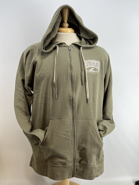 KI Ltwt Fr Terry Full Zip - Liber Wave LC