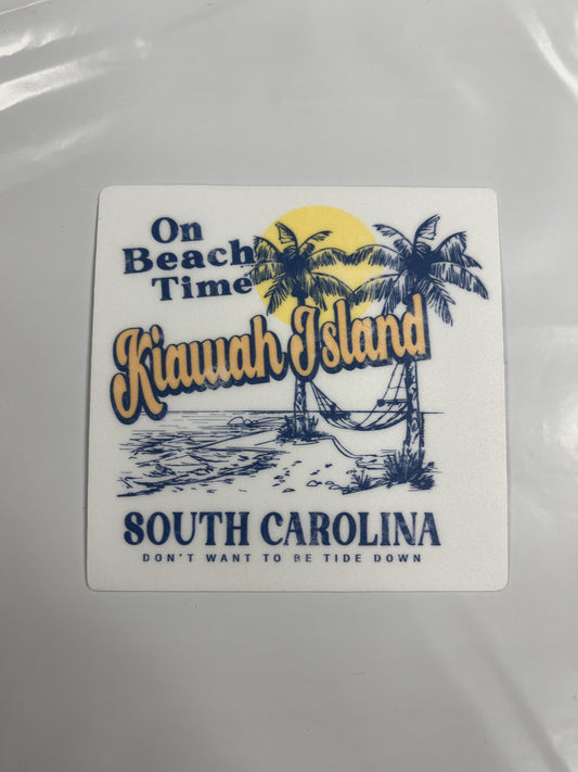 KI Bond Chem Beach/Palm Decal