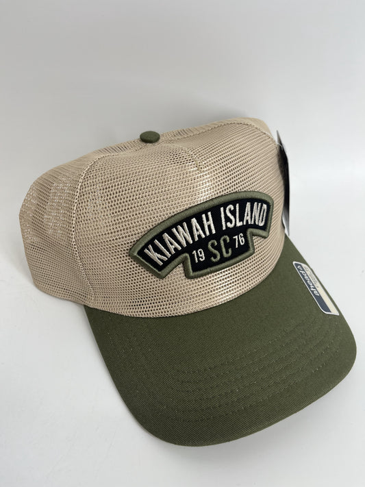 KI Heritage Full Mesh Hat - Khaki/Olive