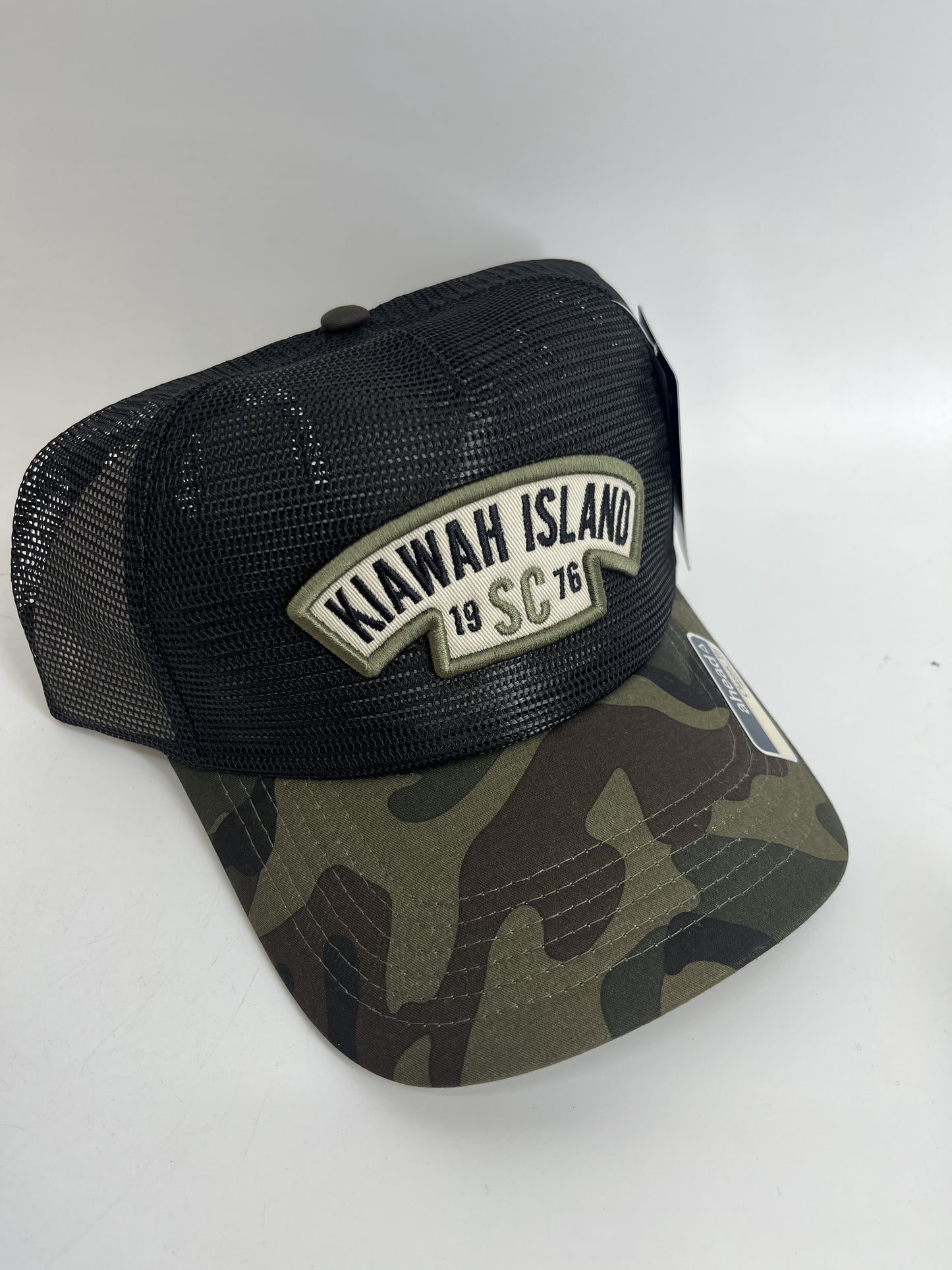 KI Heritage Full Mesh Hat - Black/Camo