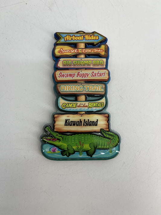 KI Alligator Totem 2 Layer Magnet