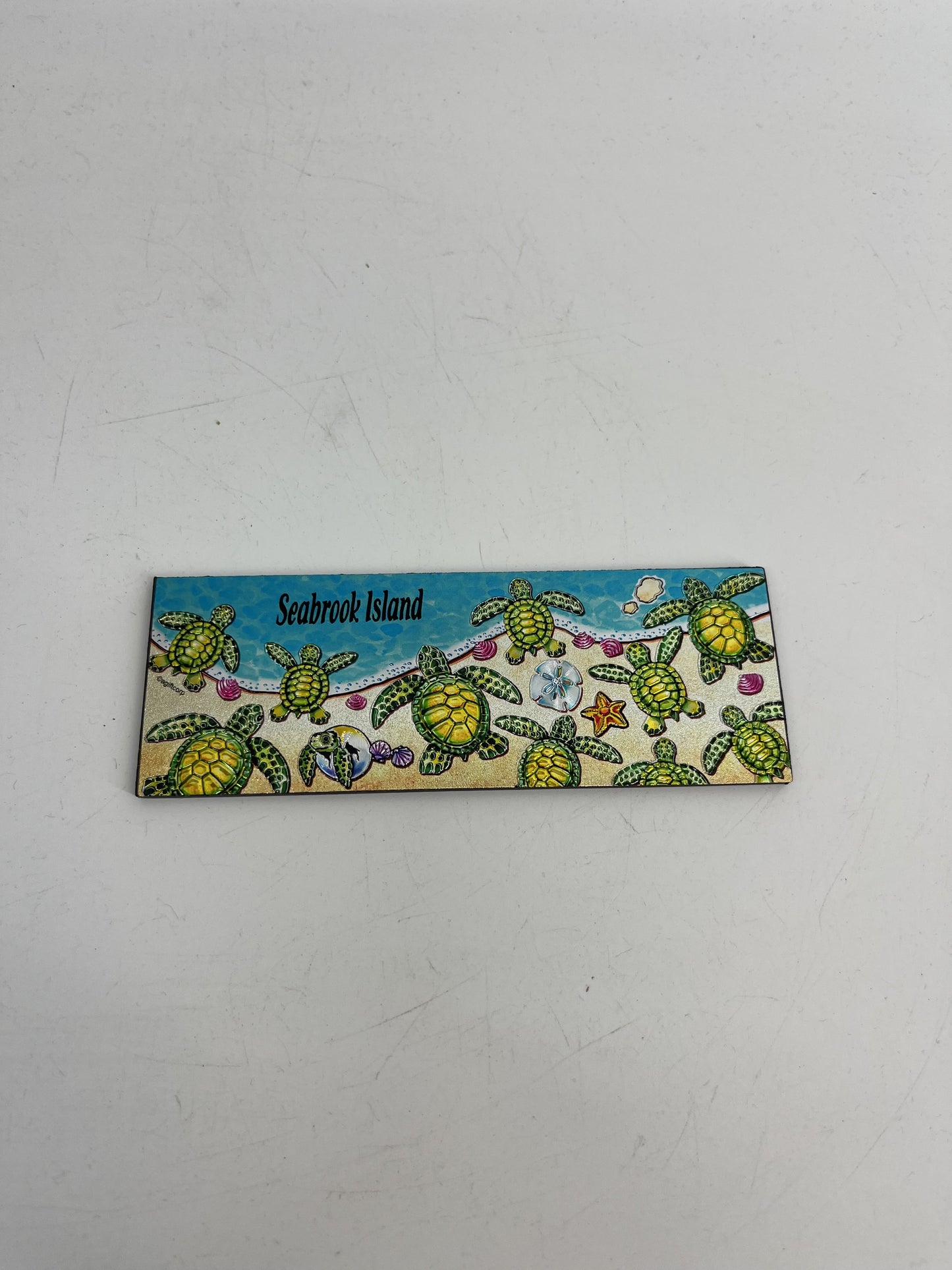SI Baby Turtles Foil Magnet