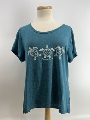 SI Ladies Triblend Tee - Patented Sea Turtles