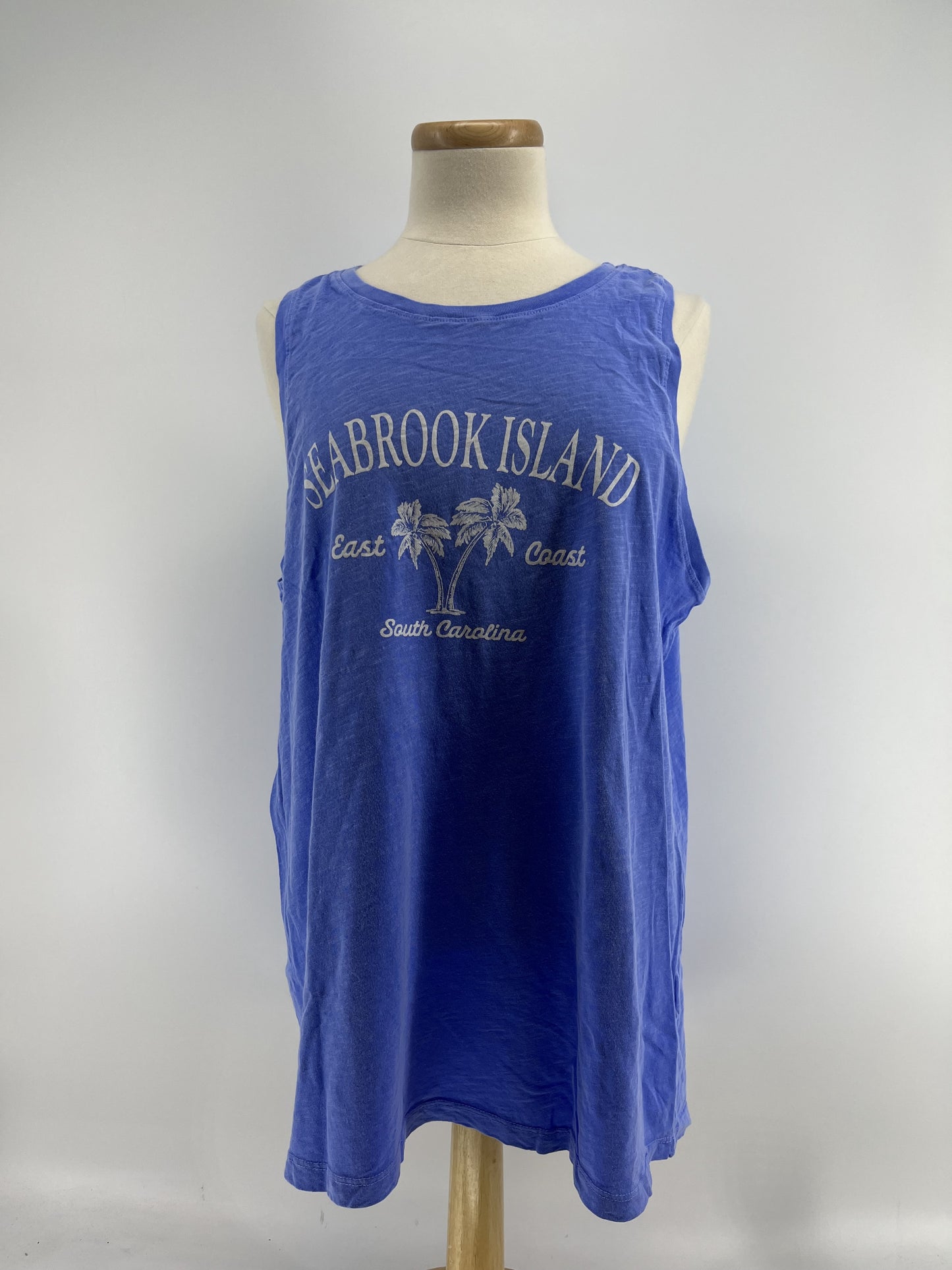 SI Ladies Dyed Slub Tank - Spare Change Palm