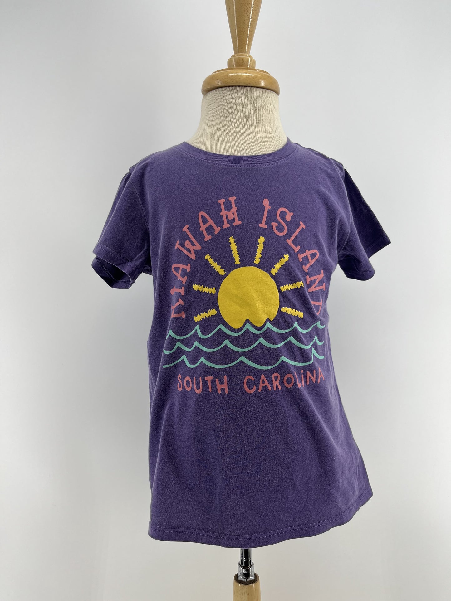 KI Girls Tee - Squigged Sun/Waves