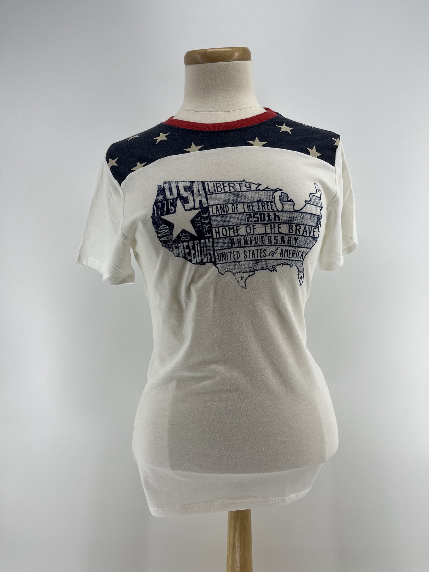 Junior SS Stars Crew Tee - USA Design