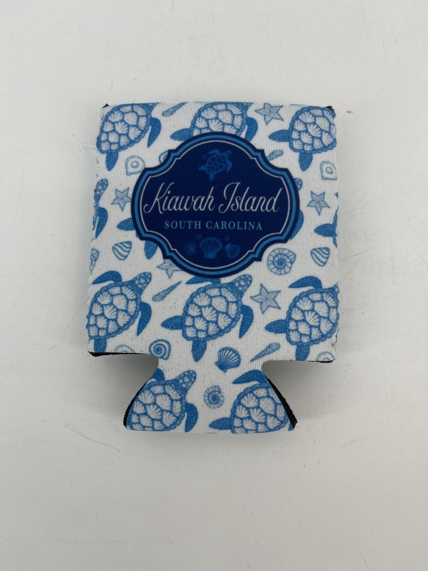KI Blue Sea Turtles Koozie
