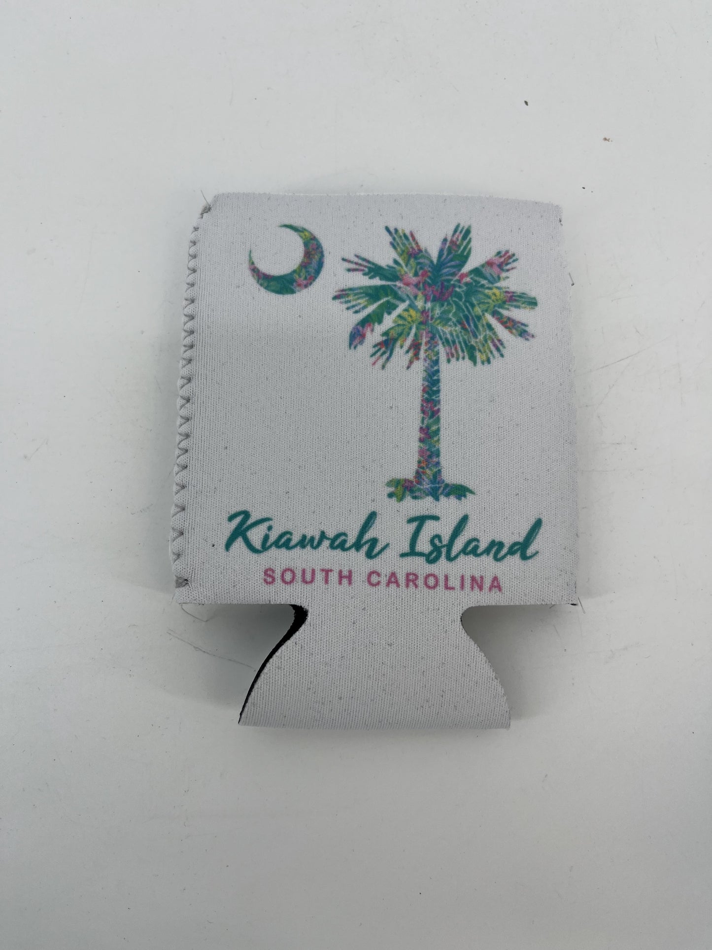 KI Tropical Palm Moon Koozie