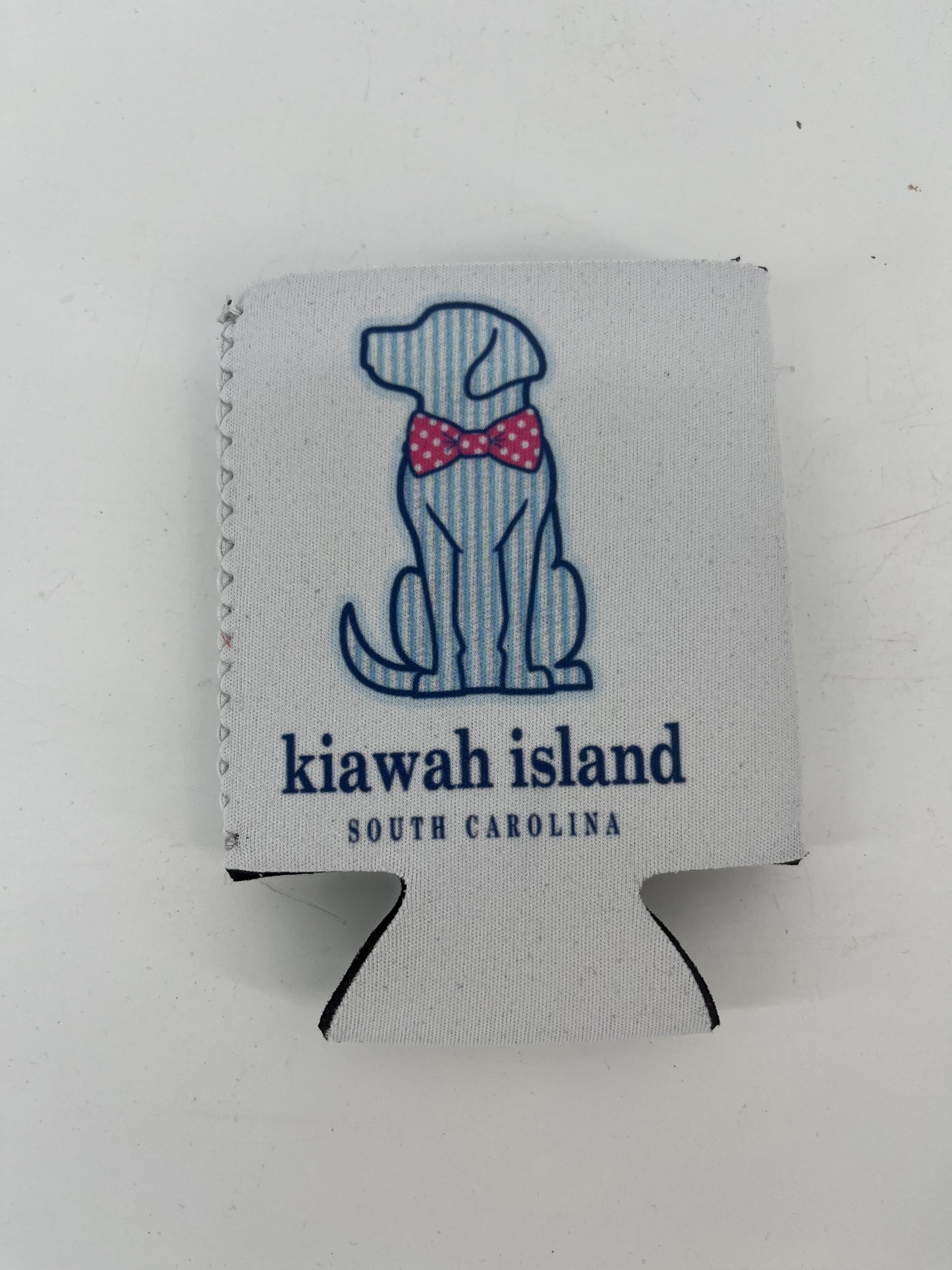 KI Seersucker Dog Koozie