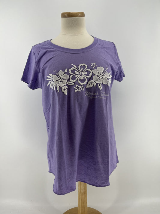 KI Ladies Snow Tee - Puffed HIbiscus Lavendar