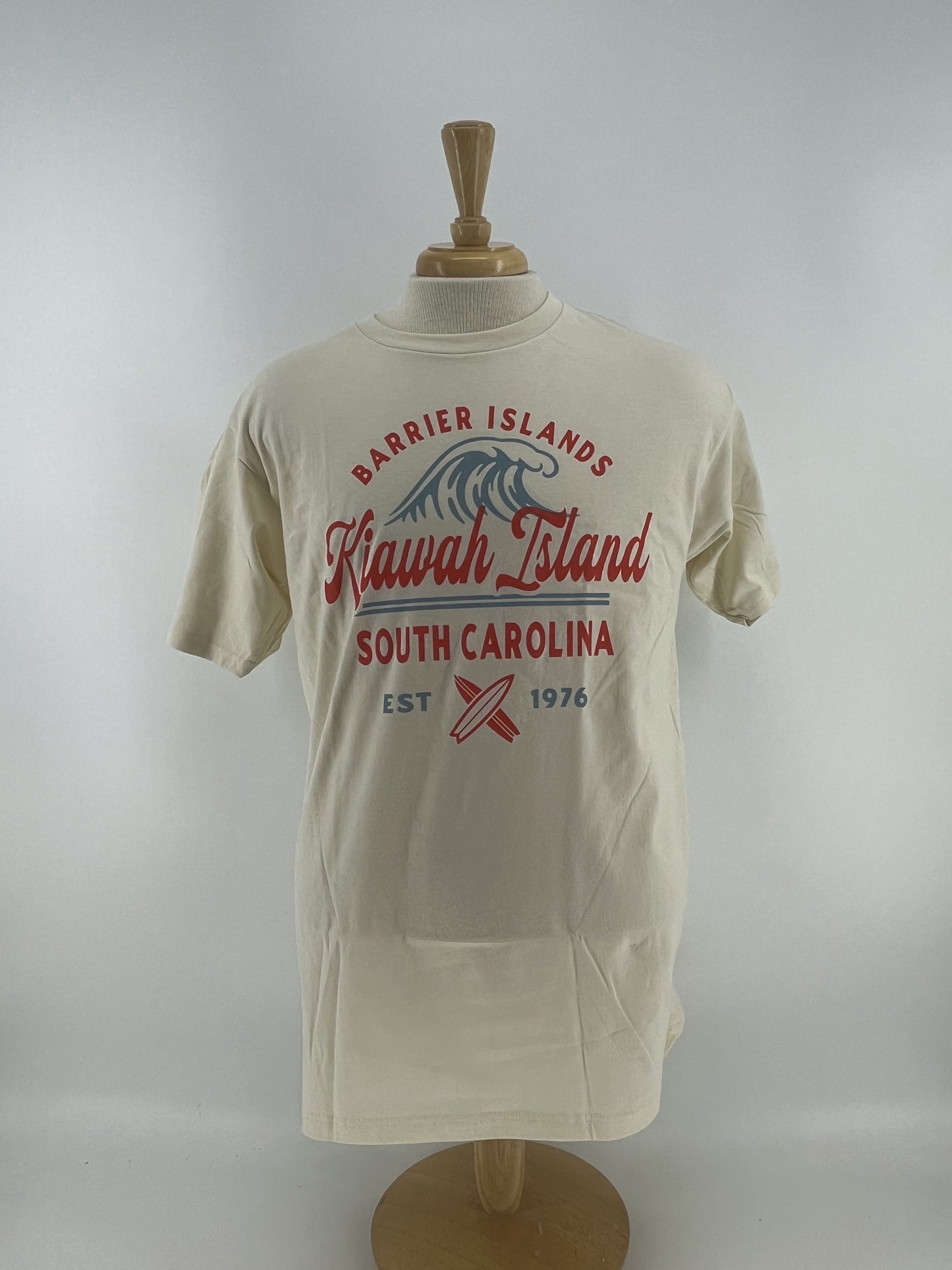 KI FF Tee - Luxury Wave Surfboards Cream
