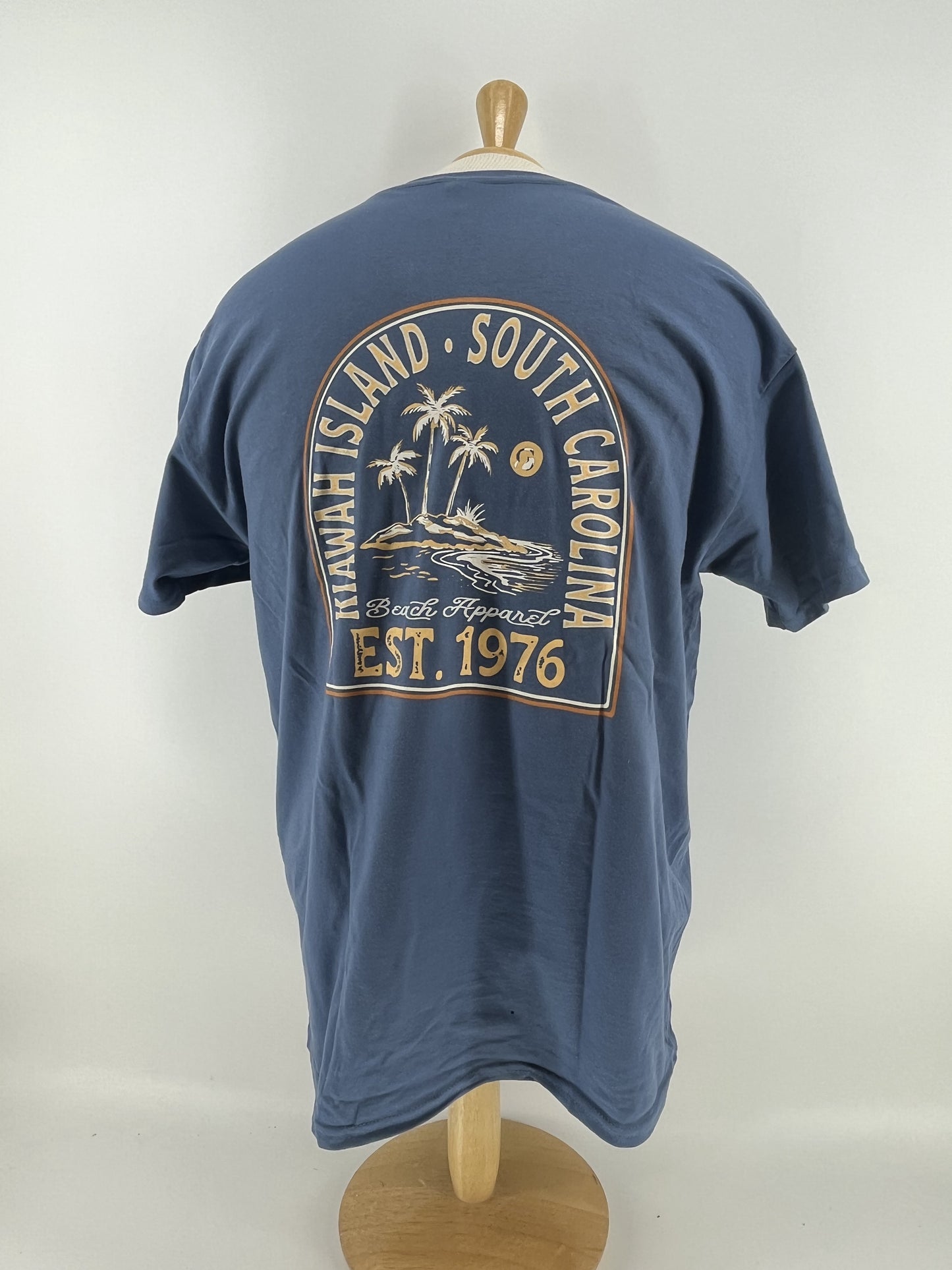 KI Adult Tee - Long Story Short Beach Indigo