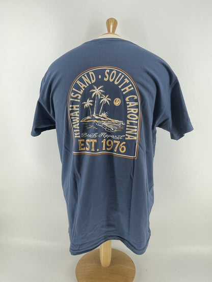 KI Adult Tee - Long Story Short Beach Indigo