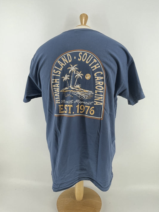 KI Adult Tee - Long Story Short Beach Indigo