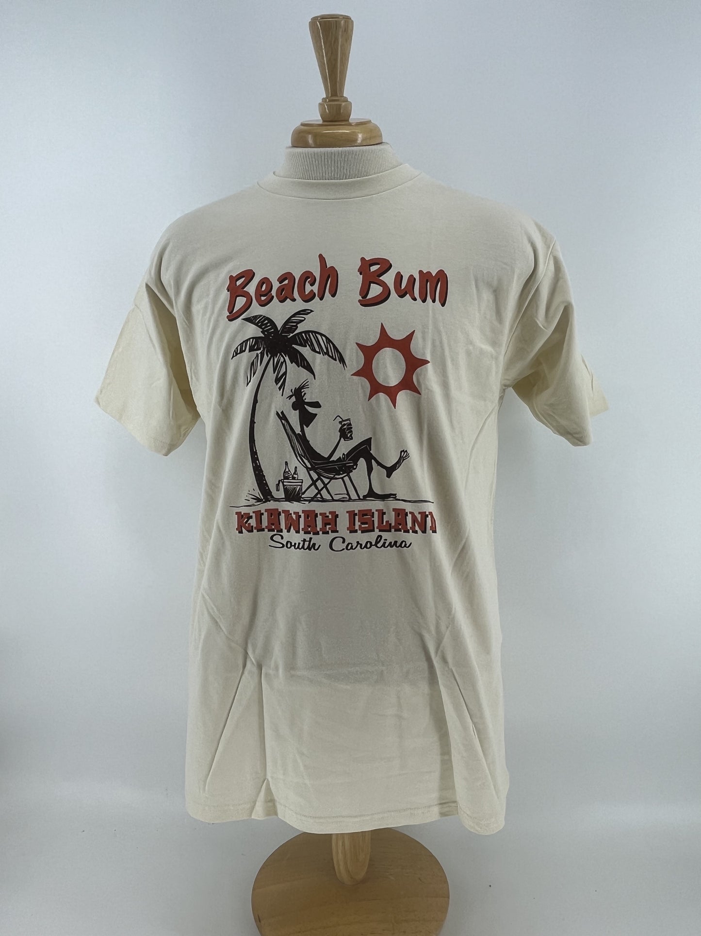 KI FF Tee - Funnies Palm Tree Cream