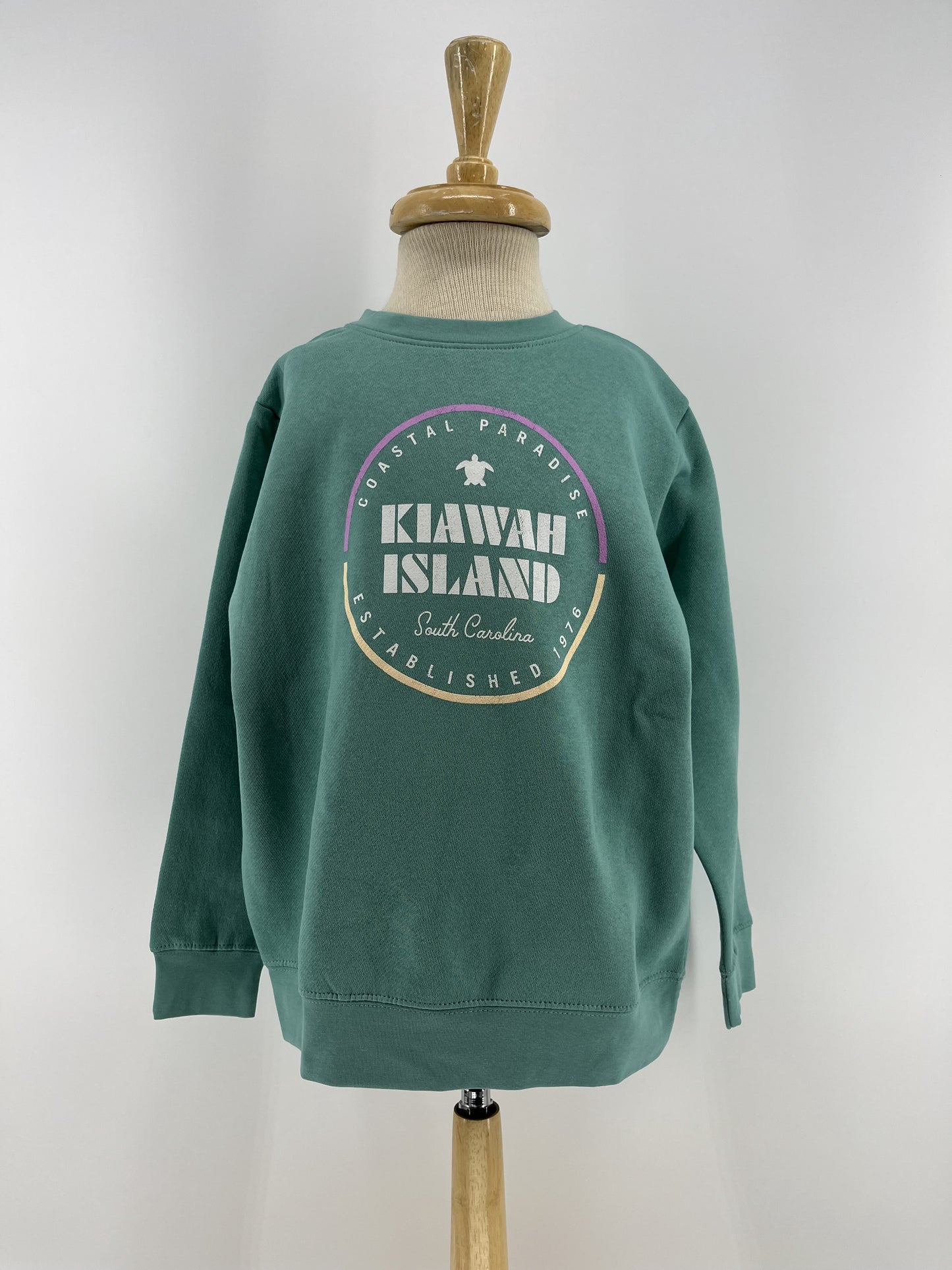 KI Yth Fleece Crew - Delphin Turtle