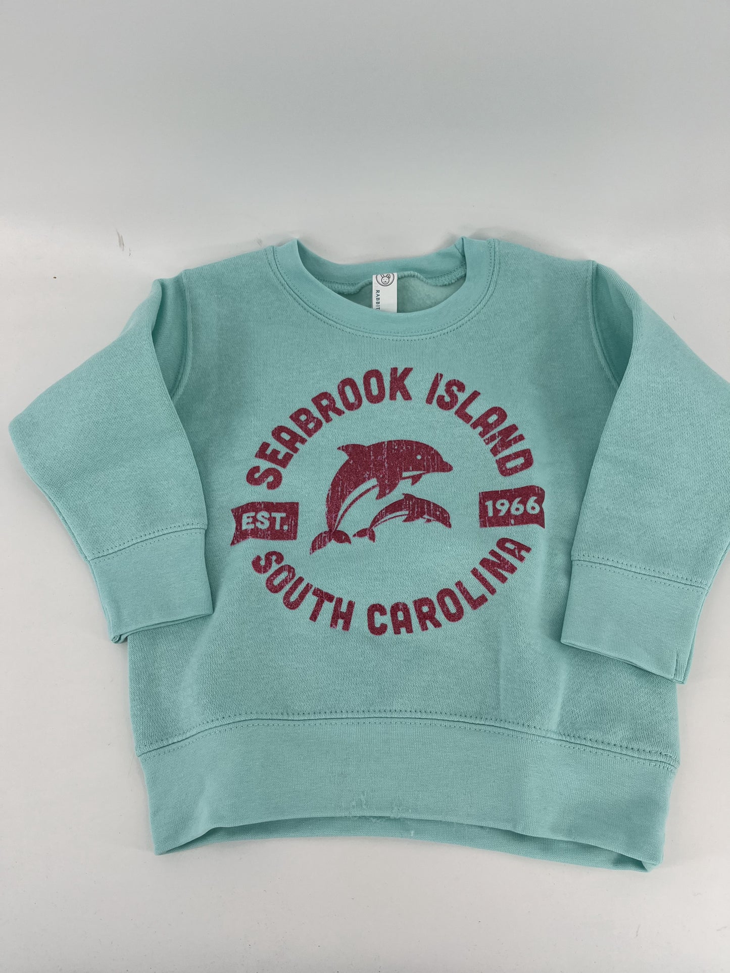 SI Toddler Crewneck Fleece - Capri Dolphin