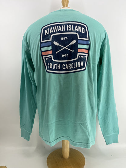 KI Relax Wash LS Tee Volumne Crossed Oars