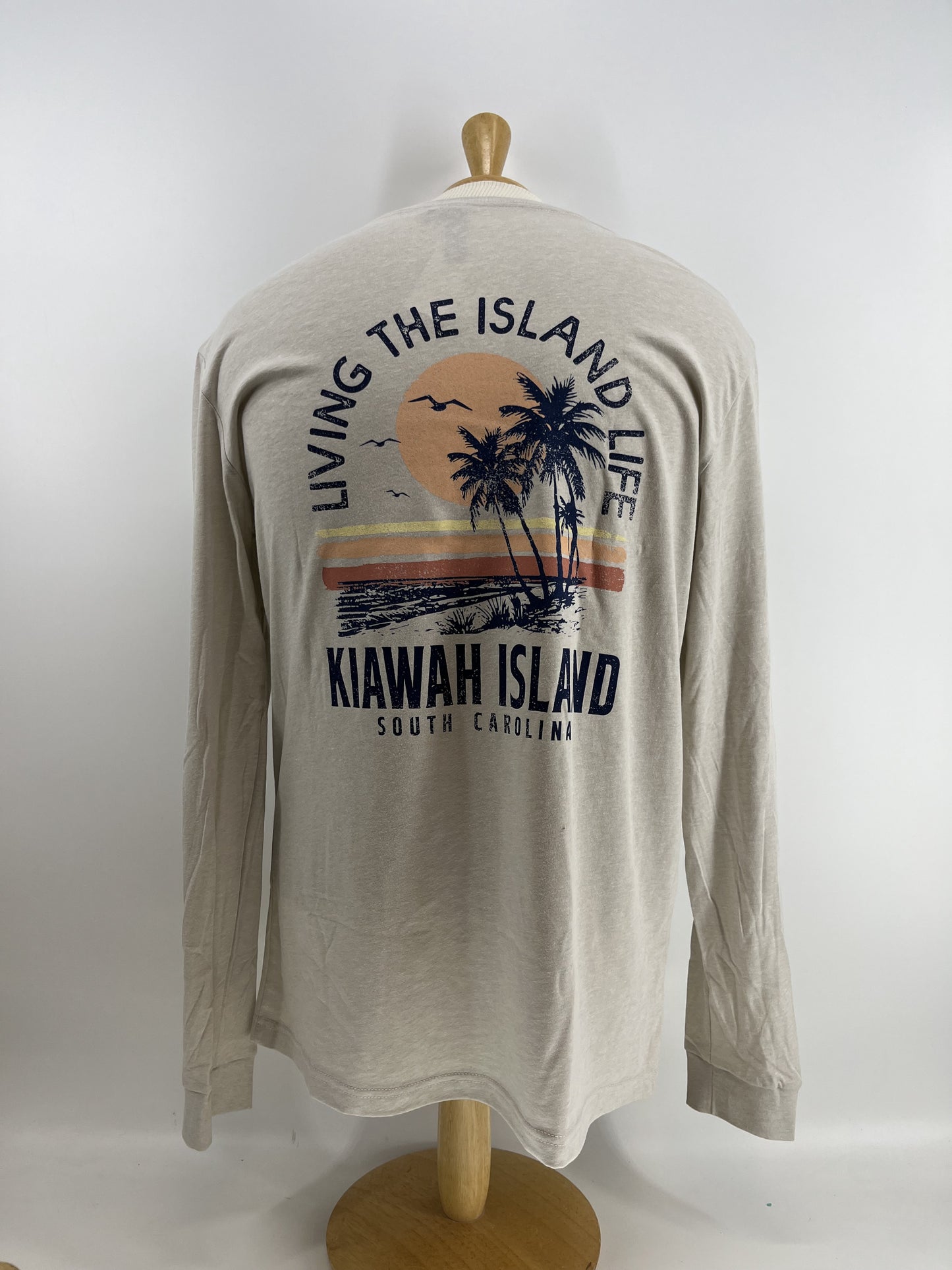 KI CVC LS Tee - Shores Palm Tree