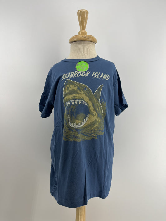 SI Youth Tee - Alabaster Shark Indigo