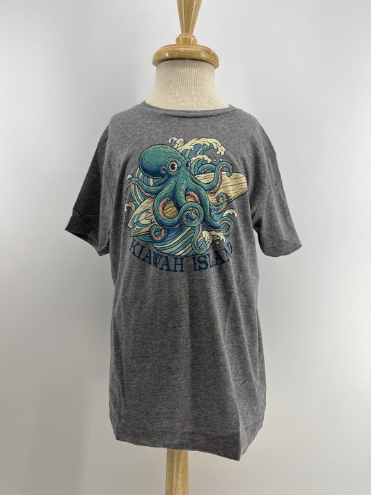 KI Youth Tee Hang 8 Octopus Graphite