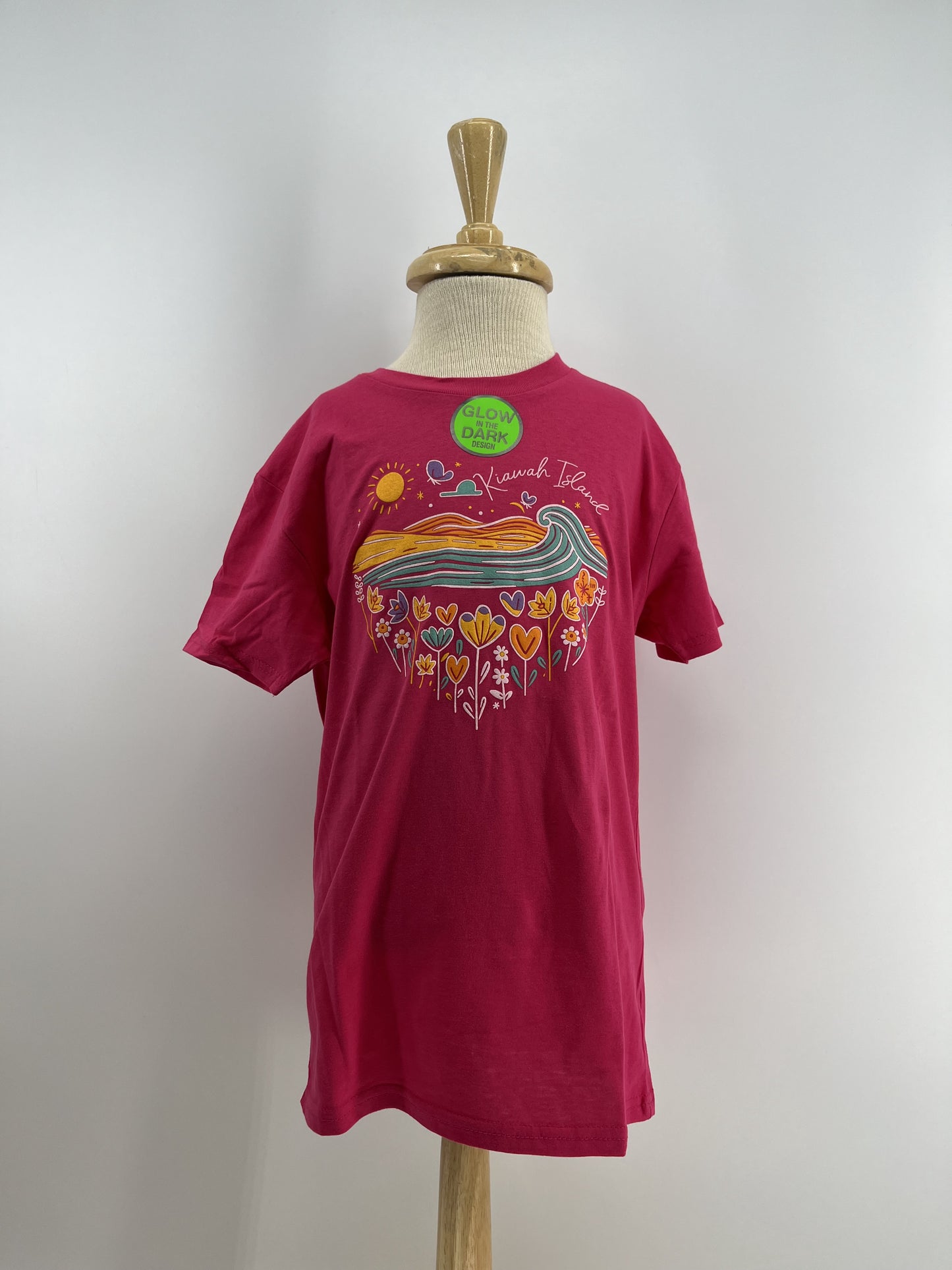 KI Youth Tee Spring into Action Fuschia